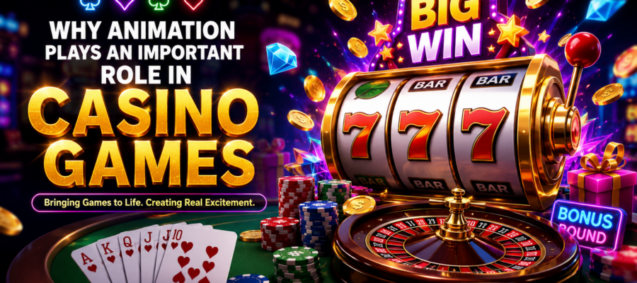 Player enjoying animated online casino slot game with colorful graphics and bonus effects